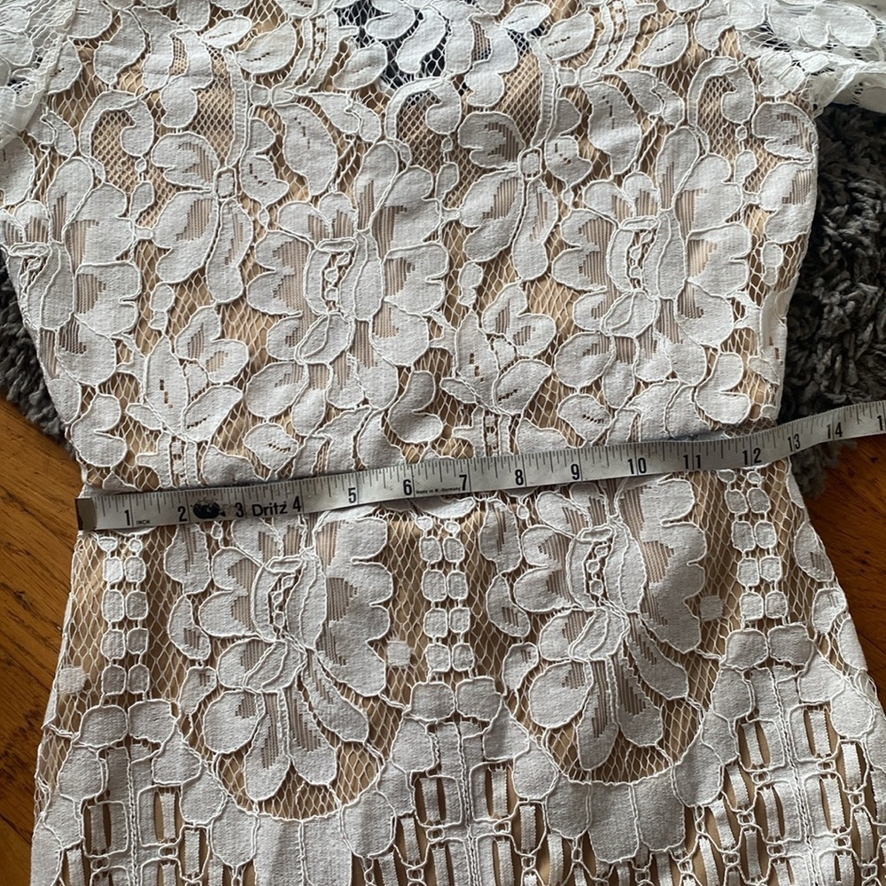 Lulu's White Lace Mini Dress - Picture 12 of 15